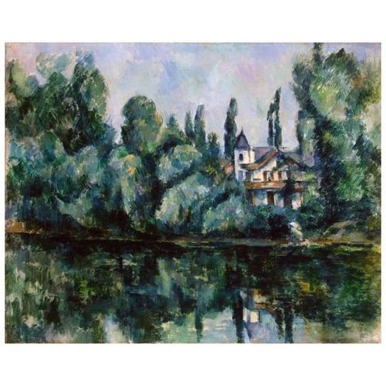 The Banks Of The Marne - Paul Cézanne 80x100 Legendarte