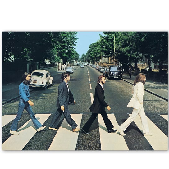 The Beatles, Crosswalk, KOLOROWY PLAKAT 70X50 DEKORAMA
