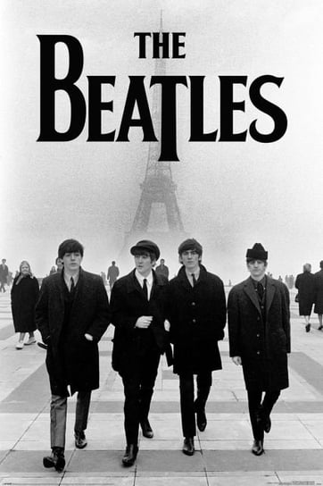 The Beatles Eiffel Tower - plakat The Beatles