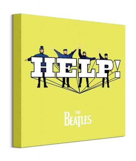 The Beatles HELP! Yellow - obraz na płótnie The Beatles