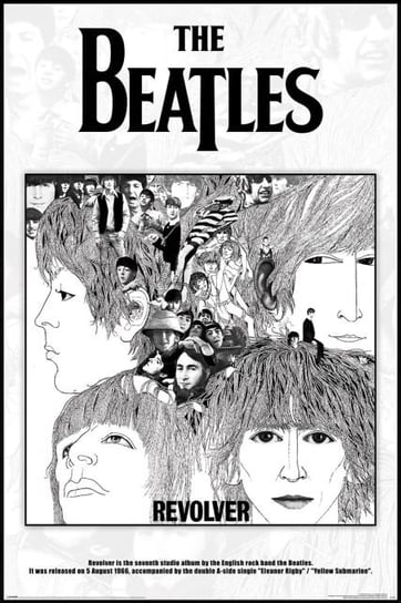 The Beatles Revolver Album Cover - plakat The Beatles