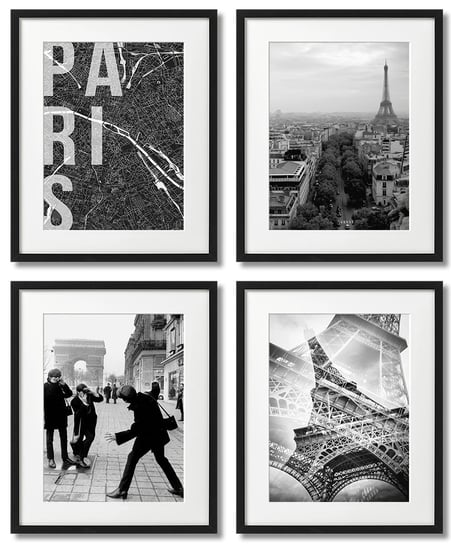 The Beatles W Paryżu - Plakaty Paryż DEKORAMA