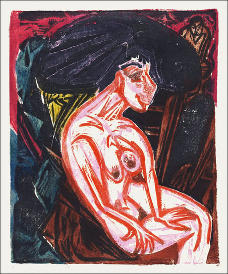 The Beloved, Ernst Ludwig Kirchner - plakat 29,7x42 cm Galeria Plakatu