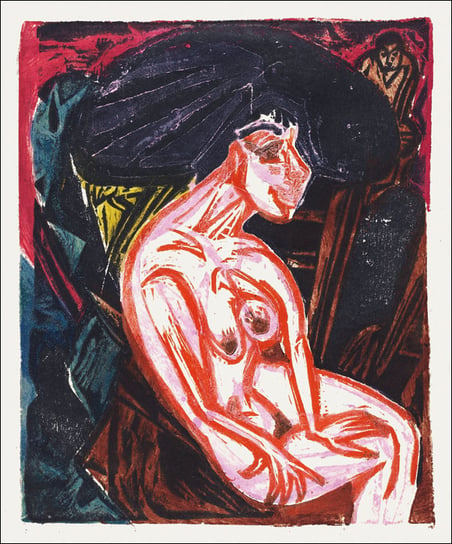The Beloved, Ernst Ludwig Kirchner - plakat 30x40 cm Galeria Plakatu
