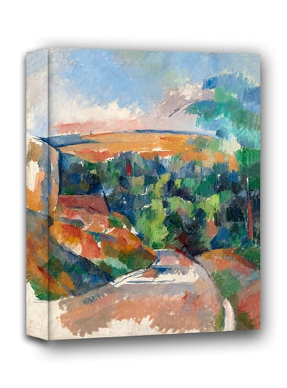 The Bend in the Road, Paul Cézanne - obraz na płótnie 90x120 cm Galeria Plakatu