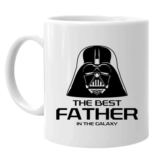 The best father in the galaxy - kubek na prezent dla taty Dzień Ojca Koszulkowy