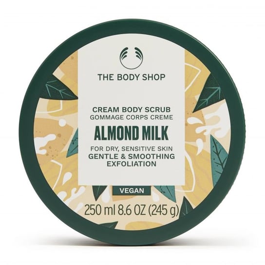 The Body Shop,Body Scrub wegański peeling do ciała Almond Milk 250ml The Body Shop