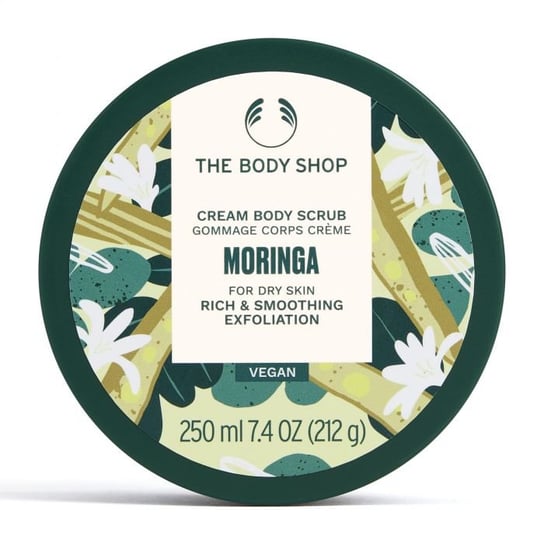 The Body Shop,Body Scrub wegański peeling do ciała Moringa 250ml The Body Shop