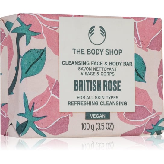 The Body Shop British Rose mydło w kostce do ciała i twarzy 100 g The Body Shop