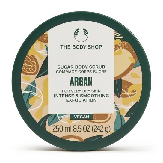 The Body Shop,Sugar Body Scrub wegański peeling do ciała Argan 250ml The Body Shop