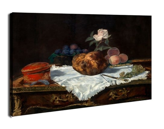 The Brioche, Edouard Manet - obraz na płótnie 40x30 cm Galeria Plakatu