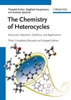 The Chemistry of Heterocycles Eicher Theophil, Hauptmann Siegfried, Speicher Andreas