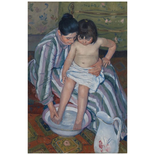 The Child'S Bath - Mary Cassatt 60x90 Legendarte