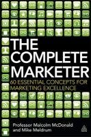 The Complete Marketer McDonald Malcolm