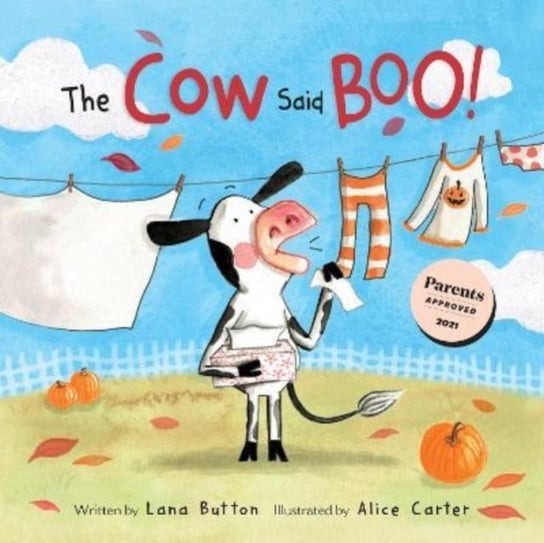 The Cow Said BOO! Lana Button