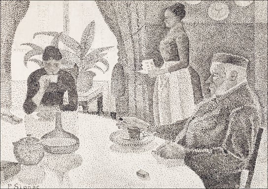 The Dining Room, Paul Signac - plakat 100x70 cm Galeria Plakatu