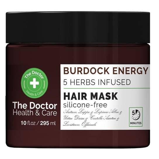The Doctor,Health & Care maska do włosów Energia Łopianu i 5 Ziół 295ml The Doctor