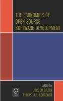 The Economics of Open Source Software Development Bitzer J., Schroder P. J. H.