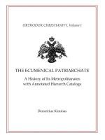 The Ecumenical Patriarchate Kiminas Demetrius