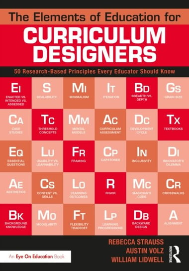 The Elements of Education for Curriculum Designers: 50 Research-Based Principles Every Educator Should Know Rebecca Strauss