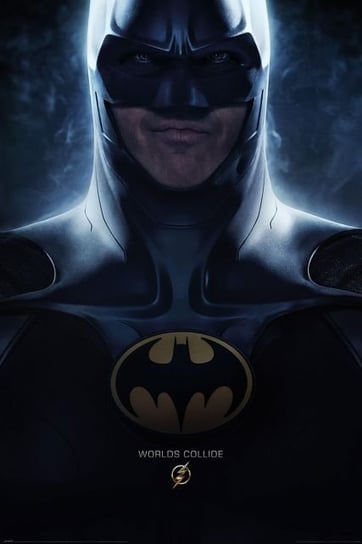 The Flash Batman World Collide - plakat Batman