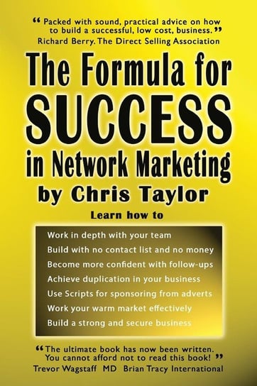 The Formula for Success in Network Marketing Taylor Chris