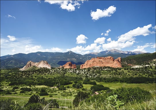 The Garden of the Gods, Carol Highsmith - plakat 42x29,7 cm Galeria Plakatu