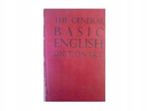 The general basic english dictonary - Ogden Gina | Książka w Empik