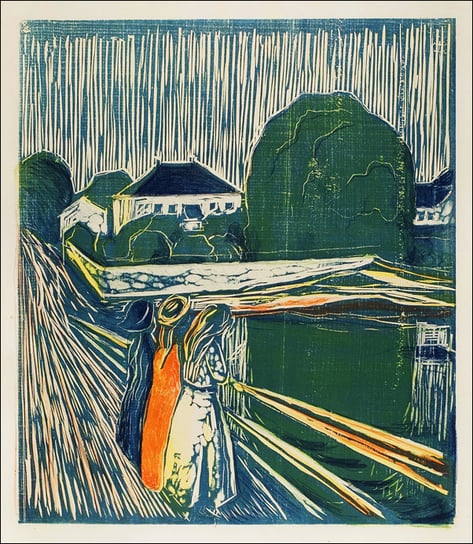The Girls on the Bridge (1918), Edvard Munch - pla / AAALOE Inna marka
