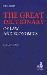 The Great Dictionary of Law and Economist English-Polish Ożga Ewa