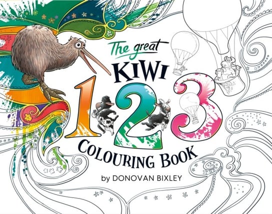 The Great Kiwi 123 Colouring Book Opracowanie zbiorowe