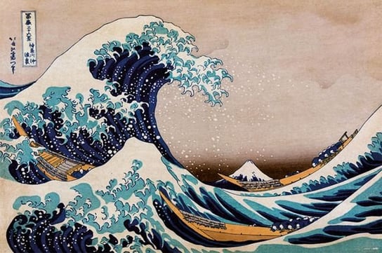 The Great Wave Off Kanagawa - plakat Grupoerik