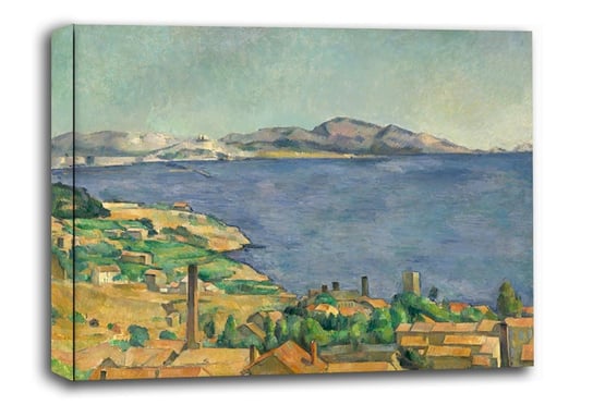 The Gulf of Marseilles Seen from L&rsquo;Estaque, Paul Cézanne - obraz na płótnie 120x90 cm Galeria Plakatu