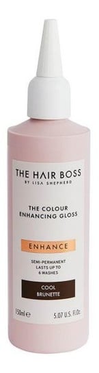 The Hair Boss, Rozświetlacz podkreślający ciemny odcień włosów Cool Brunette, 150ml The Hair Boss
