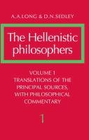 The Hellenistic Philosophers Long A. A., Sedley D. N.