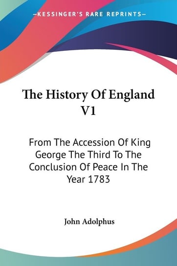 The History Of England V1 John Adolphus