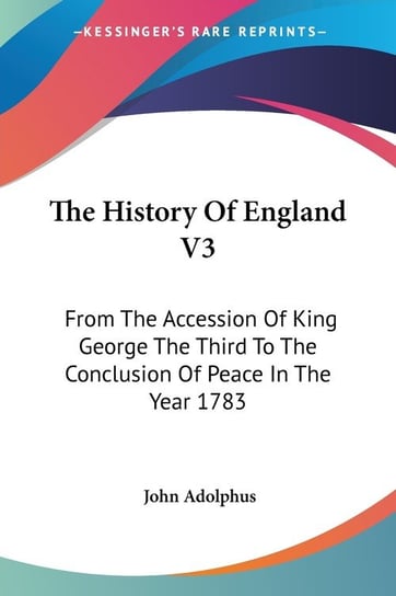 The History Of England V3 John Adolphus