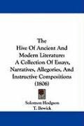 The Hive of Ancient and Modern Literature: A Collection of Essays, Narratives, Allegories, and Instructive Compositions (1806) Hodgson Solomon