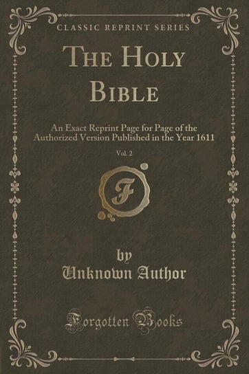The Holy Bible, Vol. 2 Author Unknown