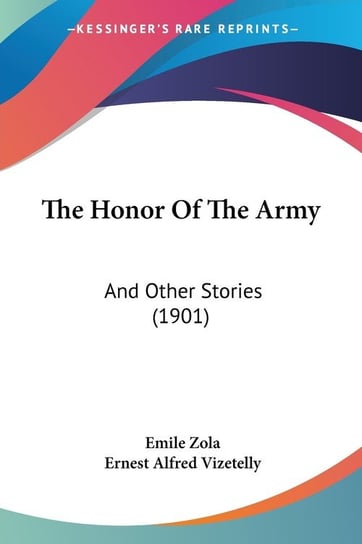 The Honor Of The Army Zola Emile