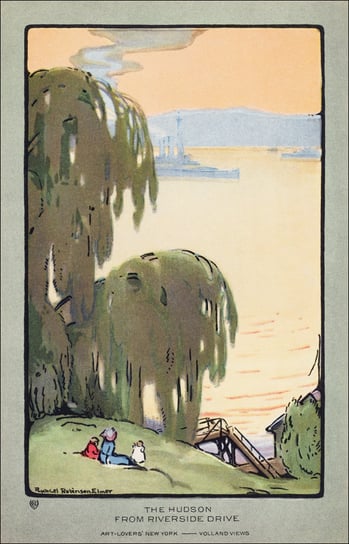 The Hudson from Riverside Drive, Rachael Robinson Elmer - plakat 21x29,7 cm Galeria Plakatu