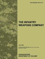 The Infantry Weapons Company Department Of The Army U. S., Us Army Infantry School, Army Training Doctrine And Command
