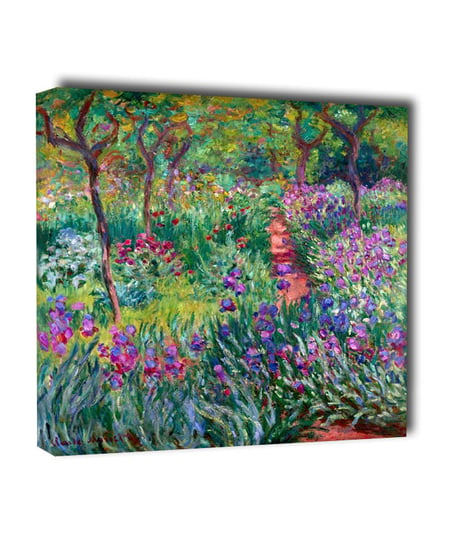 The Iris Garden At Giverny 1900, Claude Monet - Obraz Na Płótnie 60X60 Cm Galeria Plakatu