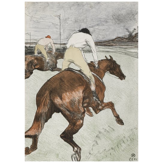 The Jockey - Henri de Toulouse Lautrec 50x70 Legendarte