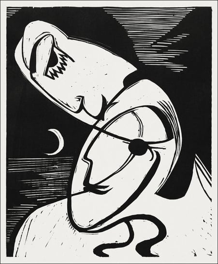 The Kiss, Ernst Ludwig Kirchner - plakat 20x30 cm Galeria Plakatu