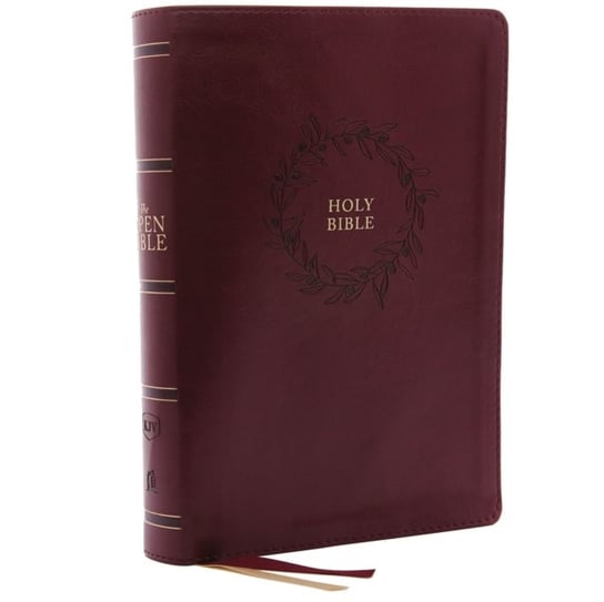 The KJV, Open Bible, Leathersoft, Burgundy, Red Letter, Comfort Print: Complete Reference System Thomas Nelson