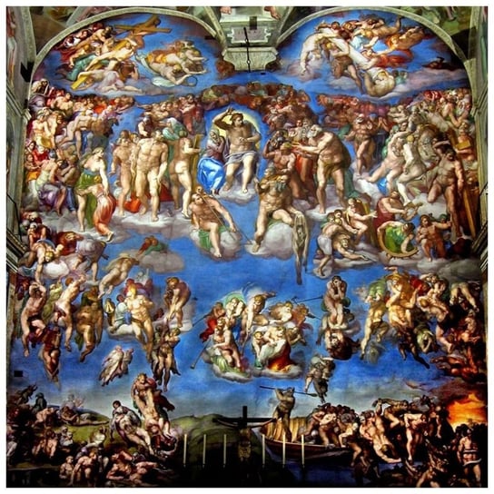 The Last Judgement - Michelangelo 60x60 Legendarte