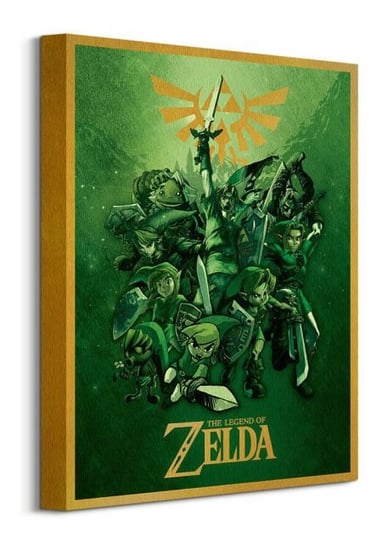 The Legend Of Zelda Link Fighting - obraz na płótnie The Legend Of Zelda