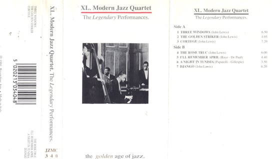 The Legendary Performances Modern Jazz Quartet