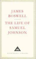 The Life Of Samuel Johnson James Boswell